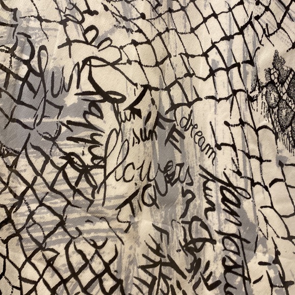 NWT Rene Derby Printed Mid Length Dress - Picture 6 of 13